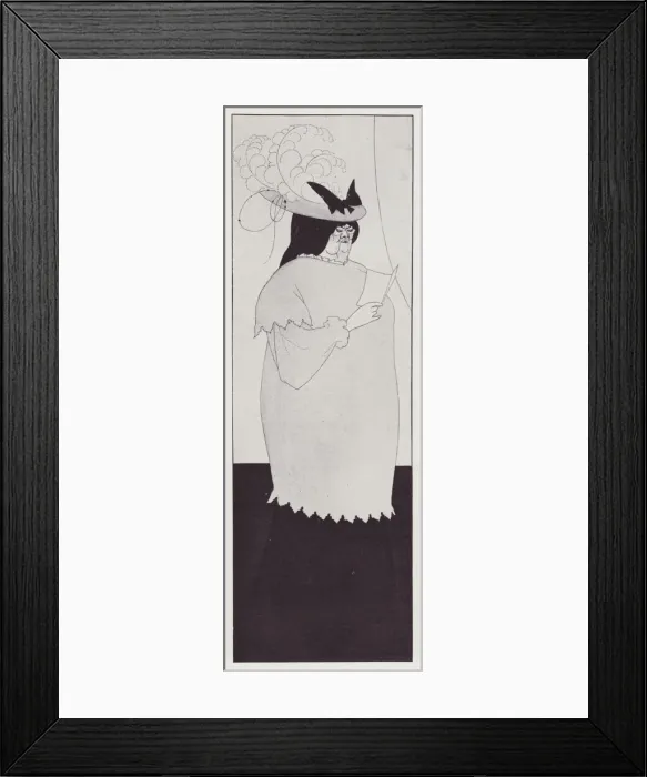 Framed Print : L Education Sentimentale, 1894. Creator: Aubrey Beardsley Framed Print : L Education Sentimentale, 1894. Creator: Aubrey Beardsley