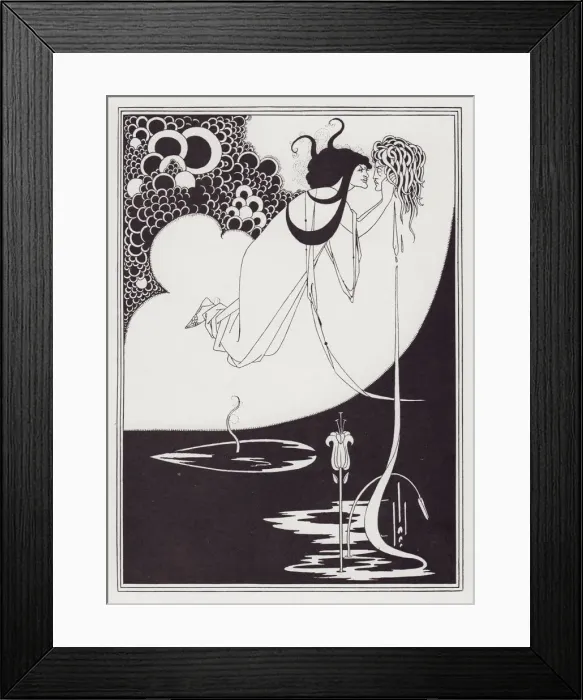 Framed Print : The Climax, 1893. Creator: Aubrey Beardsley Framed Print : The Climax, 1893. Creator: Aubrey Beardsley