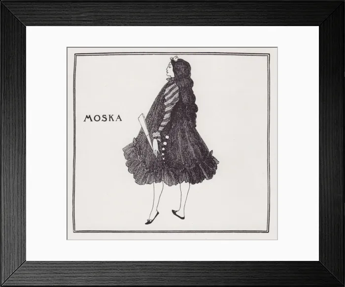 Framed Print : Moska, 1895. Creator: Aubrey Beardsley Framed Print : Moska, 1895. Creator: Aubrey Beardsley