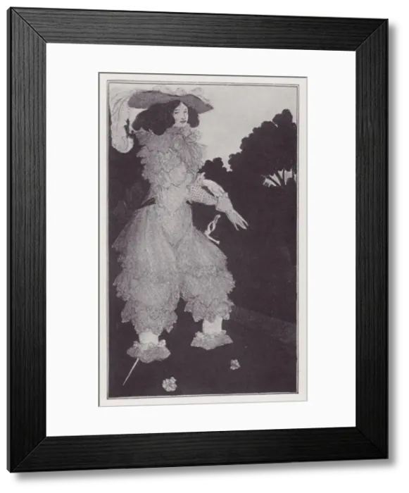 Framed Print : Mademoiselle de Maupin, 1897. Creator: Aubrey Beardsley Framed Print : Mademoiselle de Maupin, 1897. Creator: Aubrey Beardsley