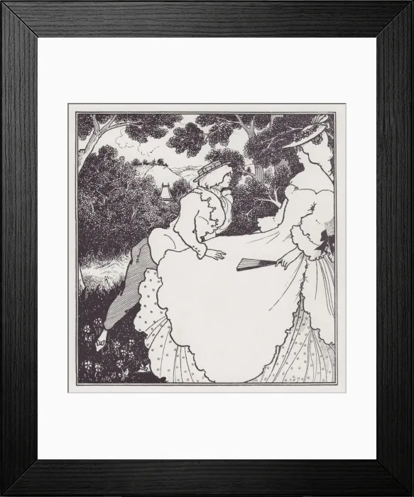 Framed Print : The Three Musicians II, 1895. Creator: Aubrey Beardsley
