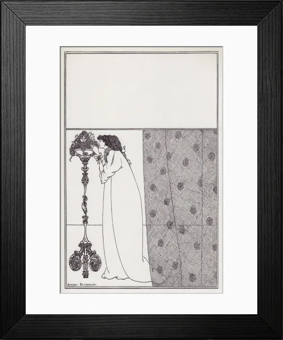Framed Print : Cover Design for The Savoy No. 4, 1896. Creator: Aubrey Beardsley Framed Print : Cover Design for The Savoy No. 4, 1896. Creator: Aubrey Beardsley