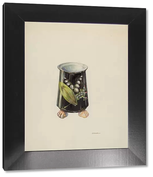 Vase, c. 1937. Creator: Gerald Transpota