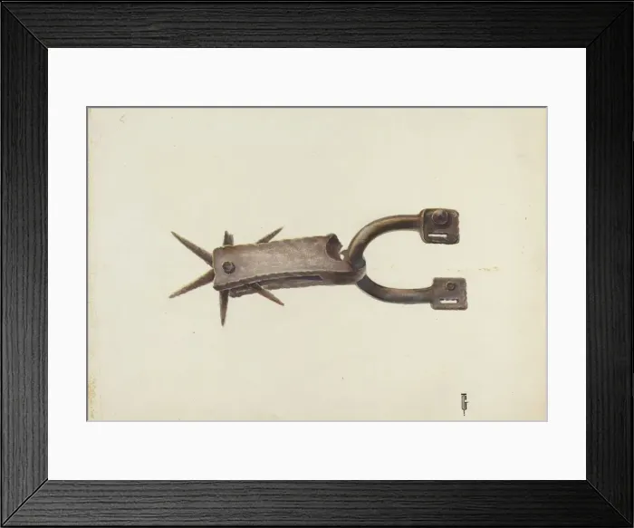 Framed Print : Spur, 1935 / 1942. Creator: Gerald Transpota Framed Print : Spur, 1935 / 1942. Creator: Gerald Transpota