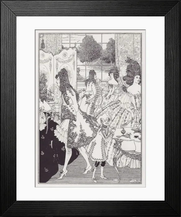 Framed Print : The Rape of the Lock, 1895-1896. Creator: Aubrey Beardsley Framed Print : The Rape of the Lock, 1895-1896. Creator: Aubrey Beardsley