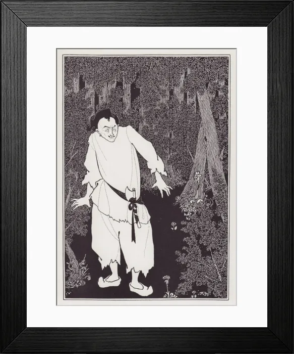 Framed Print : Ali Baba in the Wood, 1897. Creator: Aubrey Beardsley Framed Print : Ali Baba in the Wood, 1897. Creator: Aubrey Beardsley