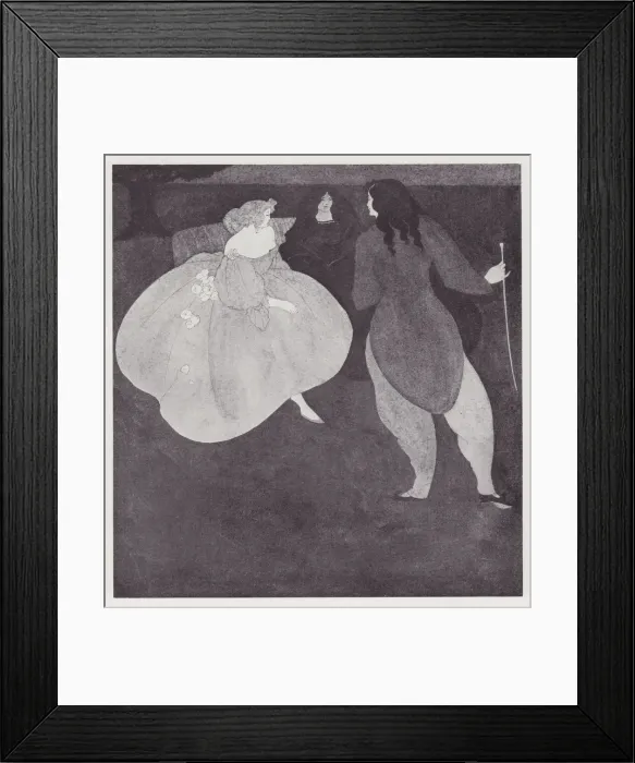 Framed Print : A Nocturne of Chopin, 1895. Creator: Aubrey Beardsley Framed Print : A Nocturne of Chopin, 1895. Creator: Aubrey Beardsley