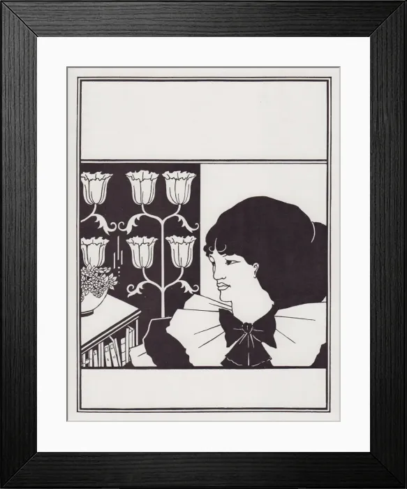 Framed Print : Cover Design for The Yellow Book, Vol II, 1894. Creator: Aubrey Beardsley Framed Print : Cover Design for The Yellow Book, Vol II, 1894. Creator: Aubrey Beardsley