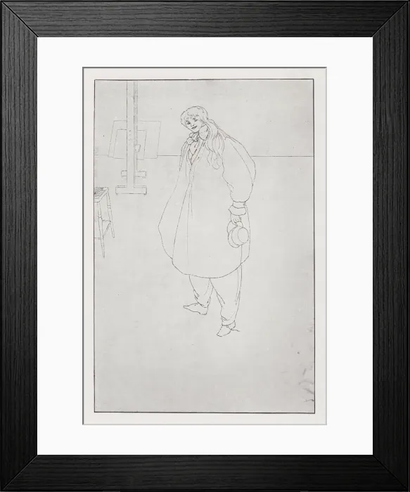 Framed Print : Miss Letty Lind, 1895. Creator: Aubrey Beardsley Framed Print : Miss Letty Lind, 1895. Creator: Aubrey Beardsley