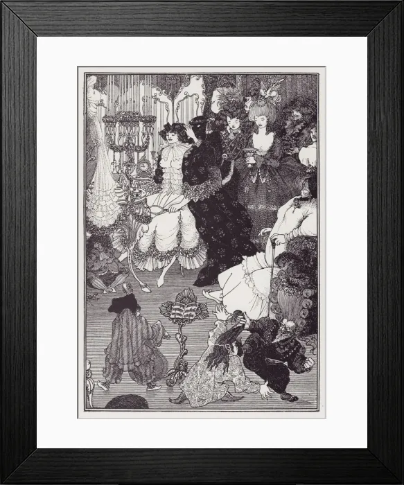 Framed Print : The Toilet of Helen, 1895. Creator: Aubrey Beardsley Framed Print : The Toilet of Helen, 1895. Creator: Aubrey Beardsley