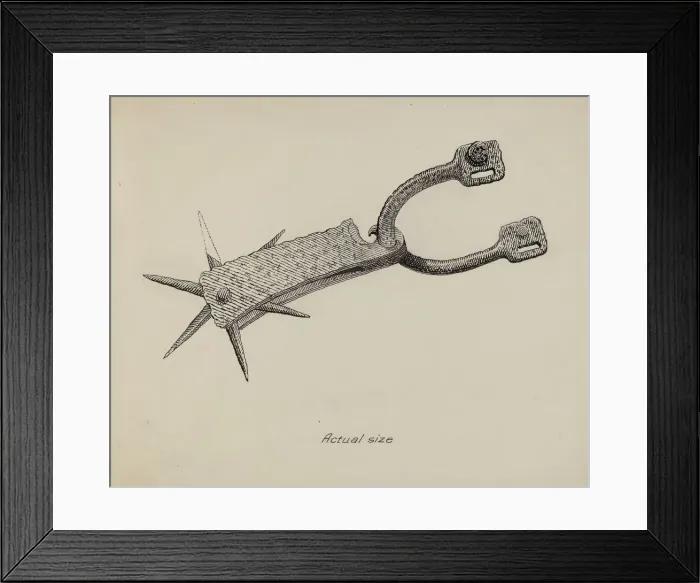 Framed Print : Spur, 1935 / 1942. Creator: Gerald Transpota Framed Print : Spur, 1935 / 1942. Creator: Gerald Transpota