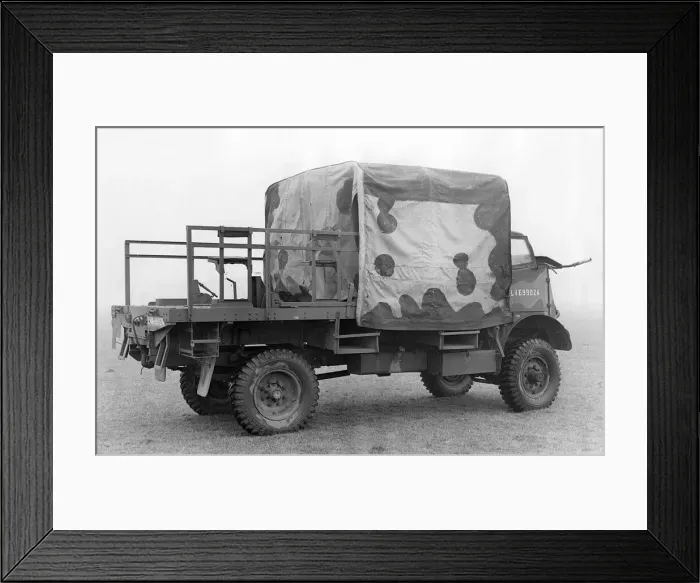 Framed Print : 1940 Bedford QLC war model. Creator: Unknown Framed Print : 1940 Bedford QLC war model. Creator: Unknown