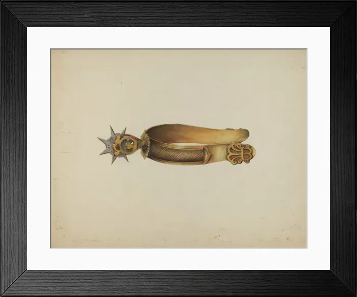 Framed Print : Spur, c. 1936. Creator: Gerald Transpota Framed Print : Spur, c. 1936. Creator: Gerald Transpota