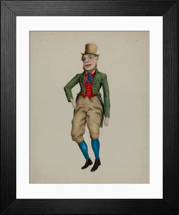Framed Print : Marionette, 1935 / 1942. Creator: Pearl Torell Framed Print : Marionette, 1935 / 1942. Creator: Pearl Torell
