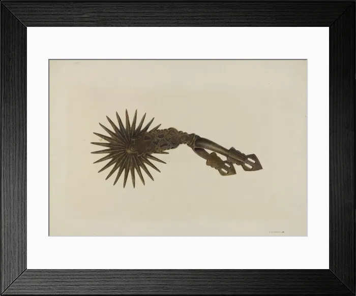 Framed Print : Spur, c. 1940. Creator: Gerald Transpota Framed Print : Spur, c. 1940. Creator: Gerald Transpota
