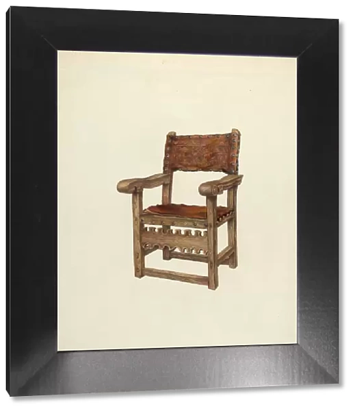 Arm Chair (Ecclesiastical), 1937  /  1940. Creator: Gerald Transpota