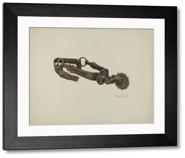 Framed Print : Spur, c. 1938. Creator: Pearl Torell Framed Print : Spur, c. 1938. Creator: Pearl Torell