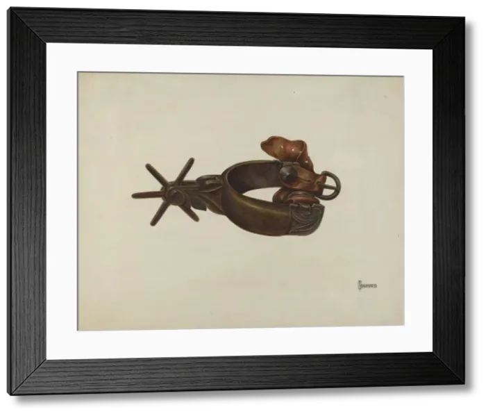 Framed Print : Spur, c. 1939. Creator: Gerald Transpota Framed Print : Spur, c. 1939. Creator: Gerald Transpota