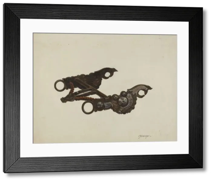 Framed Print : Bit, c. 1940. Creator: Gerald Transpota Framed Print : Bit, c. 1940. Creator: Gerald Transpota