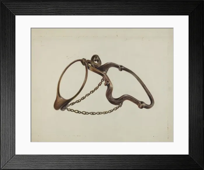 Framed Print : Bit, c. 1937. Creator: Gerald Transpota Framed Print : Bit, c. 1937. Creator: Gerald Transpota