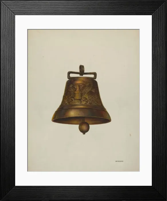 Framed Print : Animal Bell, 1938. Creator: Gerald Transpota Framed Print : Animal Bell, 1938. Creator: Gerald Transpota