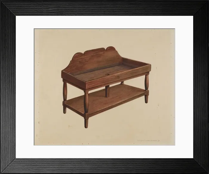 Framed Print : Dutch Sink, c. 1939. Creator: Ernest A Towers Jr Framed Print : Dutch Sink, c. 1939. Creator: Ernest A Towers Jr