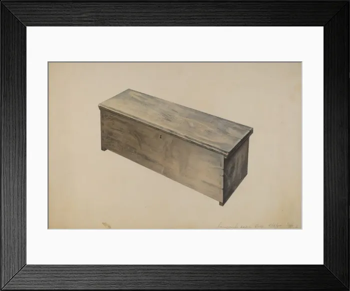 Framed Print : Utility Chest, 1937. Creator: Henry Tomaszewski Framed Print : Utility Chest, 1937. Creator: Henry Tomaszewski