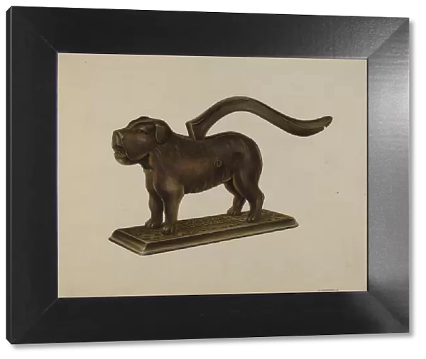Nutcracker: Dog Tray, c. 1940. Creator: Gerald Transpota