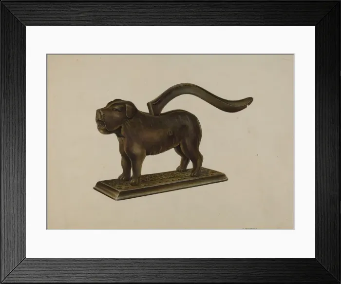 Framed Print : Nutcracker: Dog Tray, c. 1940. Creator: Gerald Transpota Framed Print : Nutcracker: Dog Tray, c. 1940. Creator: Gerald Transpota