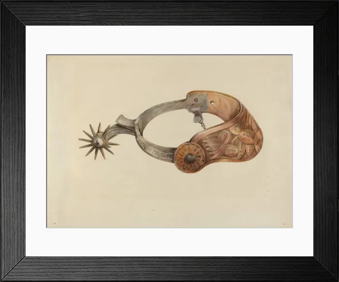 Framed Print : Spur, c. 1936. Creator: Gerald Transpota Framed Print : Spur, c. 1936. Creator: Gerald Transpota