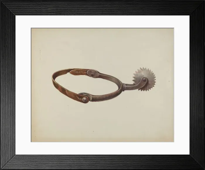 Framed Print : Spur, c. 1936. Creator: Gerald Transpota Framed Print : Spur, c. 1936. Creator: Gerald Transpota