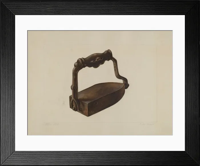 Framed Print : Iron, 1935 / 1942. Creator: A. R. Tolman Framed Print : Iron, 1935 / 1942. Creator: A. R. Tolman