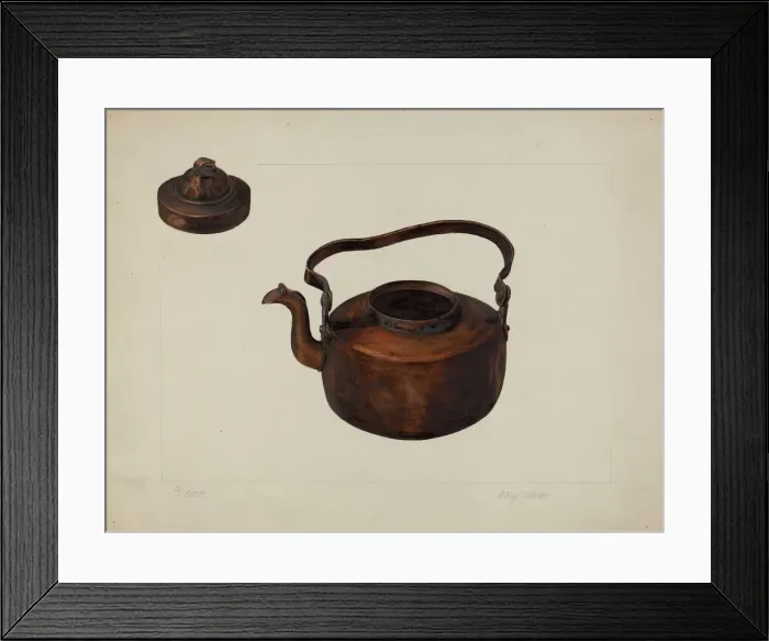 Framed Print : Copper Kettle, 1935 / 1942. Creator: A. R. Tolman Framed Print : Copper Kettle, 1935 / 1942. Creator: A. R. Tolman