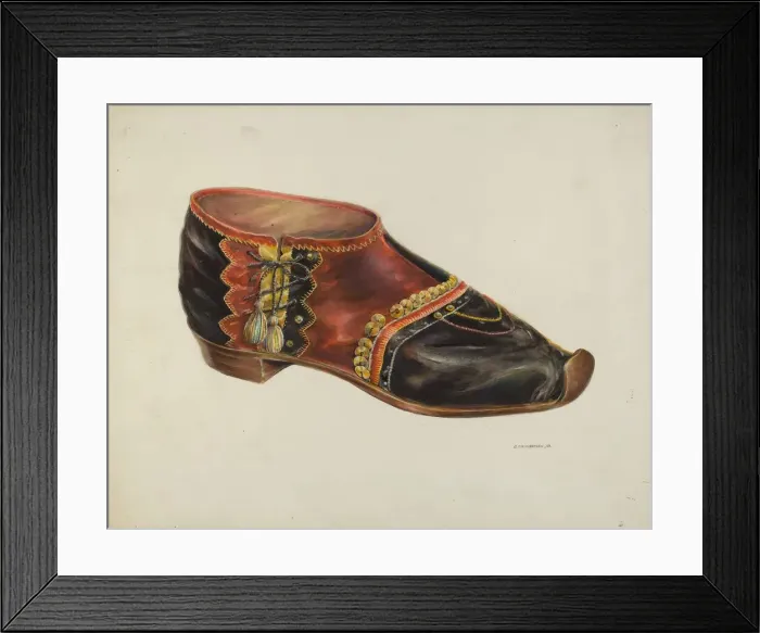 Framed Print : Velvet Shoe, c. 1937. Creator: Gerald Transpota Framed Print : Velvet Shoe, c. 1937. Creator: Gerald Transpota
