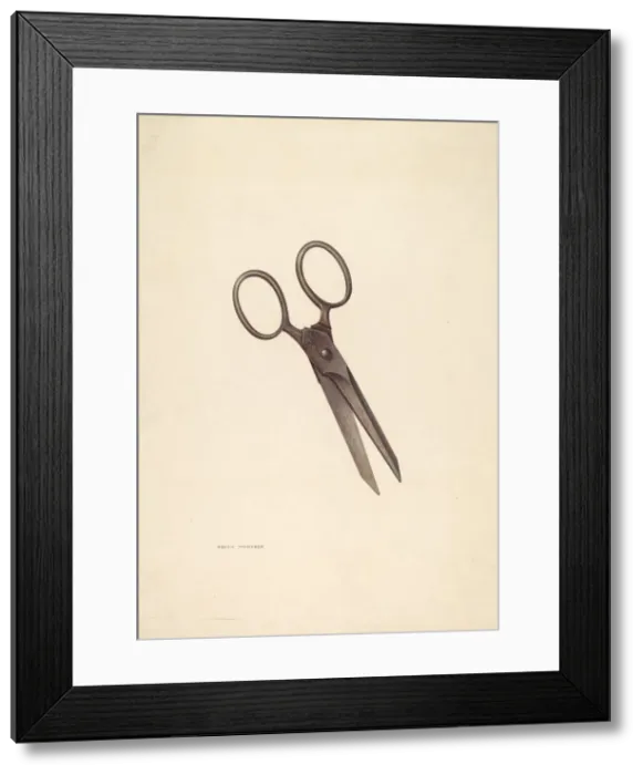 Framed Print : Bishop Hill: Small Scissors, c. 1939. Creator: Archie Thompson Framed Print : Bishop Hill: Small Scissors, c. 1939. Creator: Archie Thompson