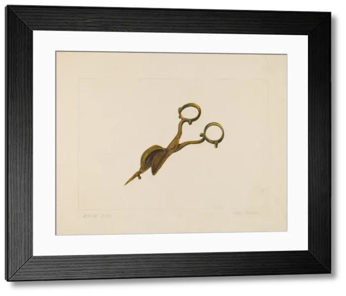 Framed Print : Candle Snuffer, 1935 / 1942. Creator: A. R. Tolman Framed Print : Candle Snuffer, 1935 / 1942. Creator: A. R. Tolman