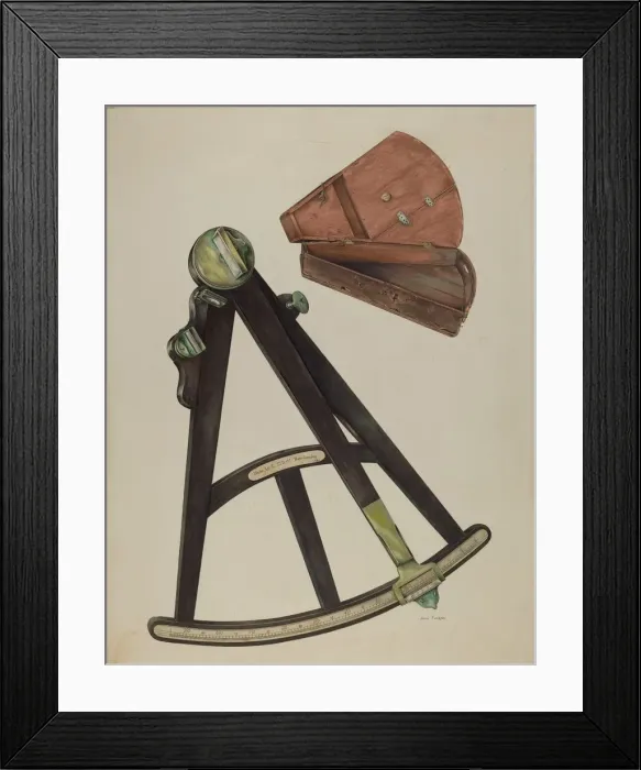 Framed Print : Octant, 1939. Creator: John Thorsen Framed Print : Octant, 1939. Creator: John Thorsen