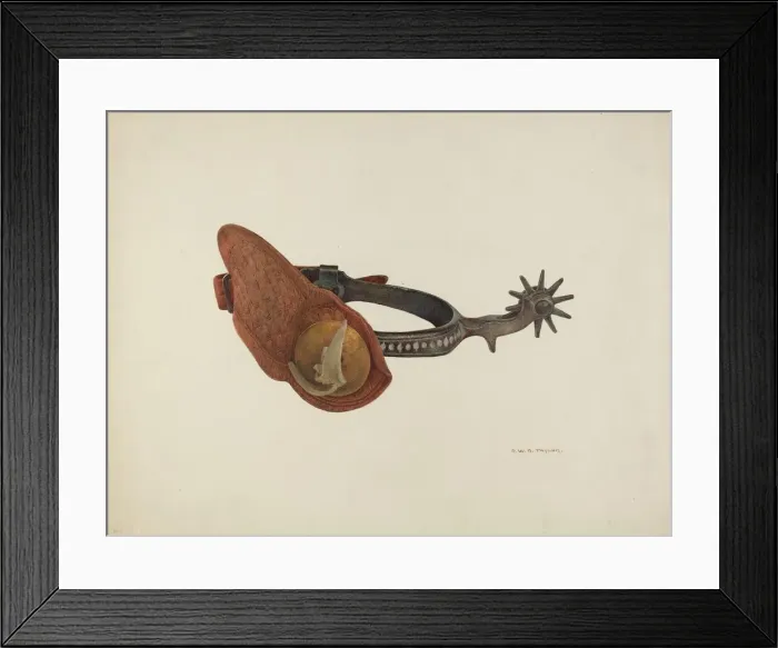 Framed Print : Spur, c. 1941. Creator: Robert W. R. Taylor Framed Print : Spur, c. 1941. Creator: Robert W. R. Taylor