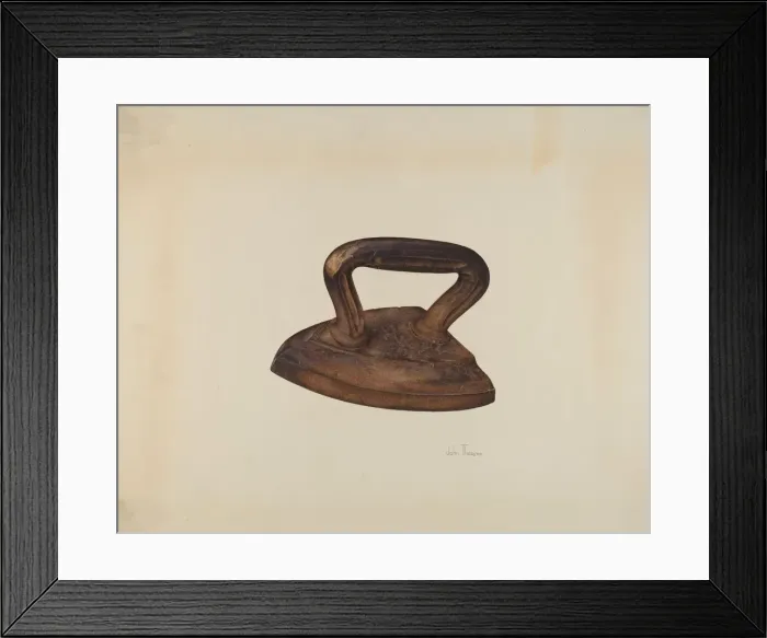 Framed Print : Iron, c. 1938. Creator: John Thorsen Framed Print : Iron, c. 1938. Creator: John Thorsen