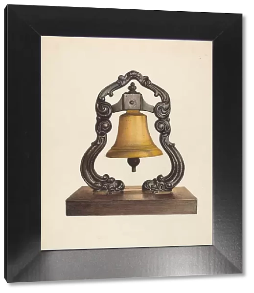 Bell from Ship, c. 1940. Creator: Robert W. R. Taylor
