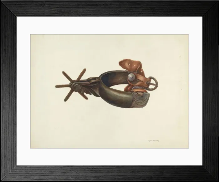 Framed Print : Spur, c. 1936. Creator: Robert W. R. Taylor Framed Print : Spur, c. 1936. Creator: Robert W. R. Taylor
