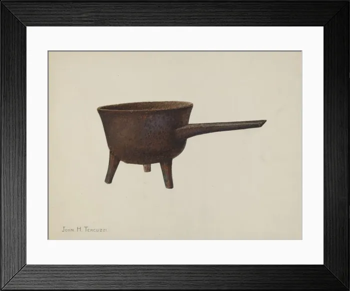 Framed Print : Skillet, c. 1939. Creator: John H. Tercuzzi Framed Print : Skillet, c. 1939. Creator: John H. Tercuzzi