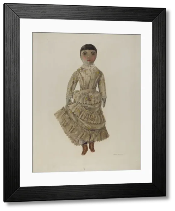 Framed Print : Rag Doll, c. 1940. Creator: Archie Thompson Framed Print : Rag Doll, c. 1940. Creator: Archie Thompson