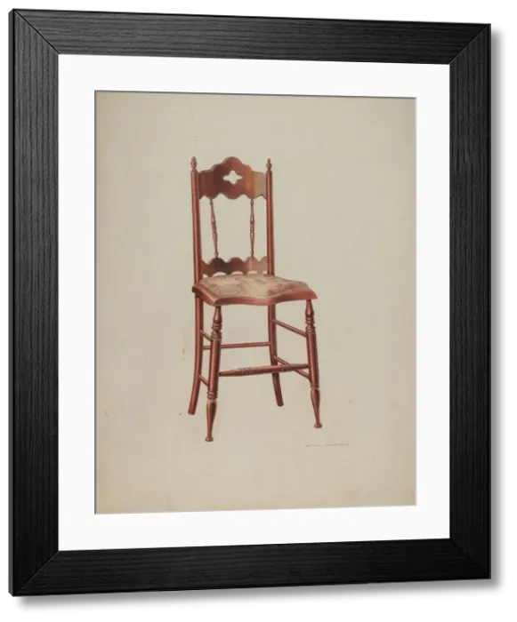 Framed Print : Chair, 1941. Creator: Archie Thompson Framed Print : Chair, 1941. Creator: Archie Thompson