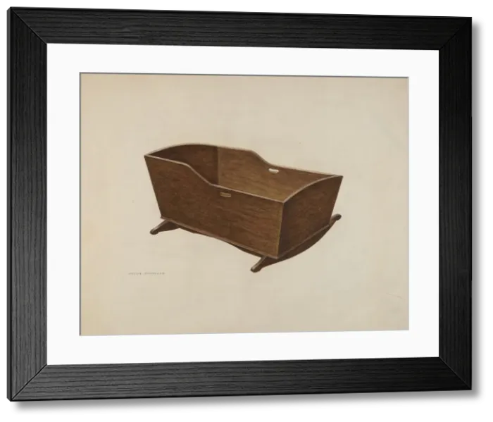 Framed Print : Cradle, c. 1941. Creator: Archie Thompson Framed Print : Cradle, c. 1941. Creator: Archie Thompson