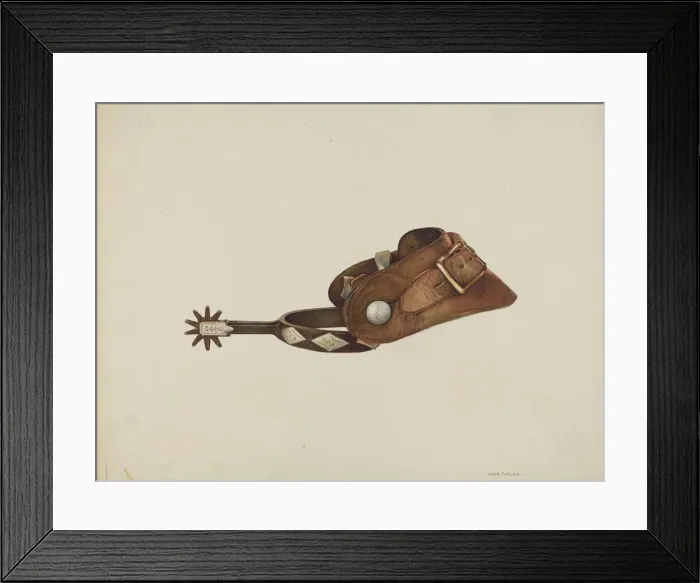 Framed Print : Spur, c. 1938. Creator: Robert W. R. Taylor Framed Print : Spur, c. 1938. Creator: Robert W. R. Taylor