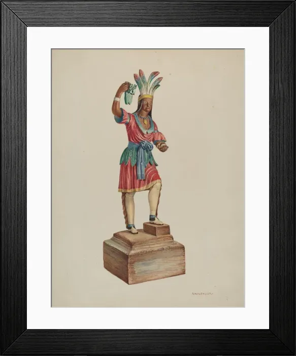 Framed Print : Indian, c. 1939. Creator: Robert W. R. Taylor Framed Print : Indian, c. 1939. Creator: Robert W. R. Taylor