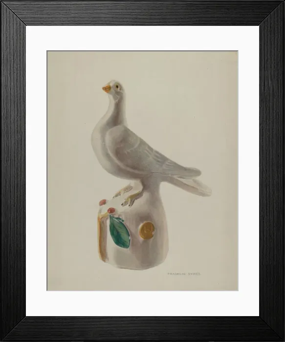 Framed Print : Dove, c. 1940. Creator: Franklyn Syres Framed Print : Dove, c. 1940. Creator: Franklyn Syres