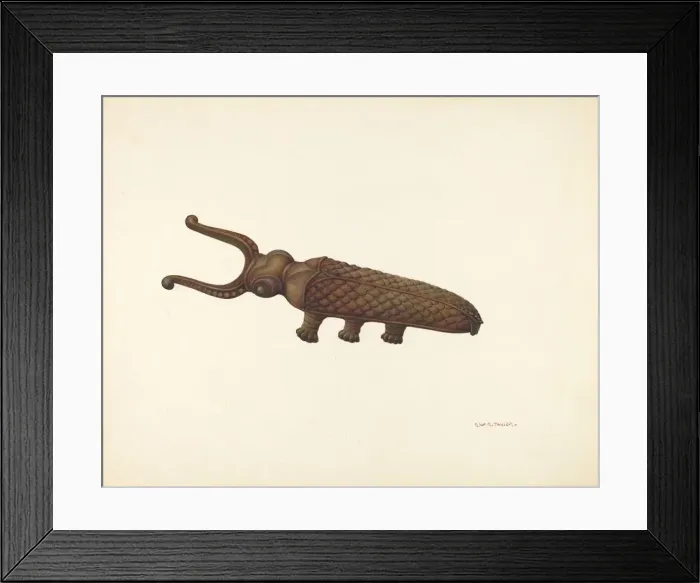 Framed Print : Bootjack, c. 1940. Creator: Robert W. R. Taylor