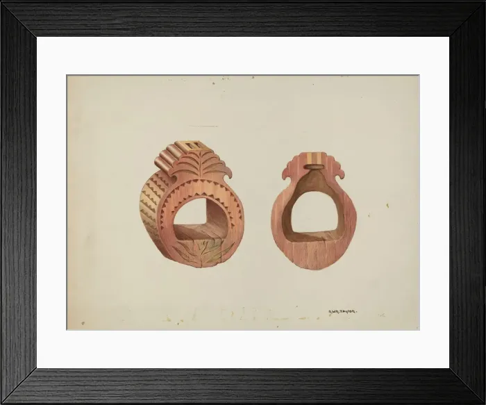 Framed Print : Stirrup, c. 1940. Creator: Robert W. R. Taylor Framed Print : Stirrup, c. 1940. Creator: Robert W. R. Taylor
